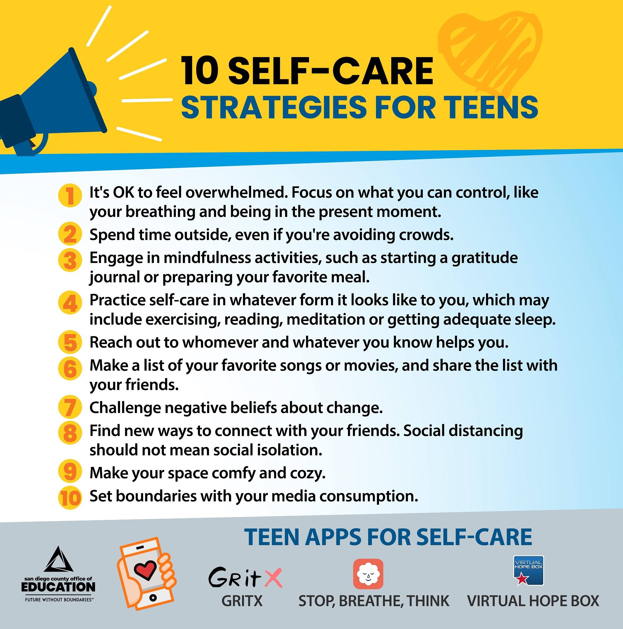 Self care strategies
